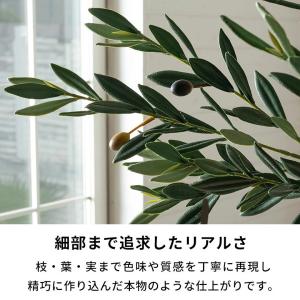 フェイクグリーン オリーブ 7号鉢 観葉植物 ...の詳細画像2