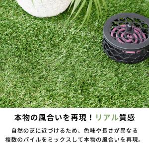 人工 芝 マット リアル ジョイント 20枚 ...の詳細画像4