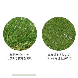 人工 芝 マット リアル ジョイント 20枚 ...の詳細画像5
