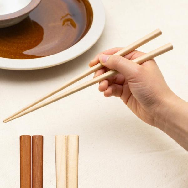 メール便対応 箸 はし 木製 23.5cm 90198