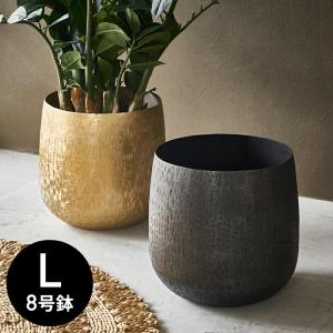 ミュールミル アディラボウルグレイウォッシュL おしゃれ鉢カバー 8号
