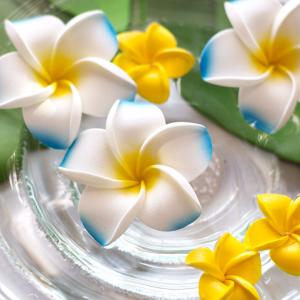 メール便対応 プルメリア アジアン 造花 スタ...の詳細画像2