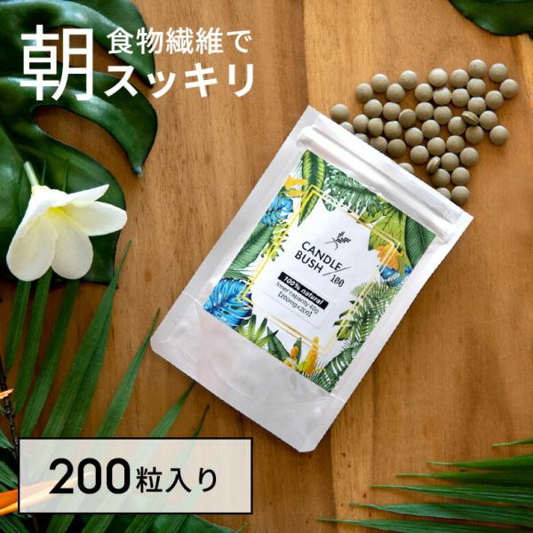 メール便対応 ぽっこりもスッキリ！キャンドルブッシュ 100 粒タイプ 200粒入り サプリメント ...