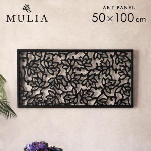 在庫処分値下げ◆壁飾りウッドパネル モザイクアート（90㎝×30㎝）タペストリー アートパネル レリーフ 壁掛け 木製 60×120cm ロータス 蓮 壁飾り