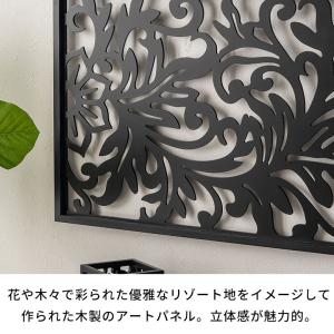 アート パネル レリーフ 彫刻 フレーム バリ...の詳細画像2