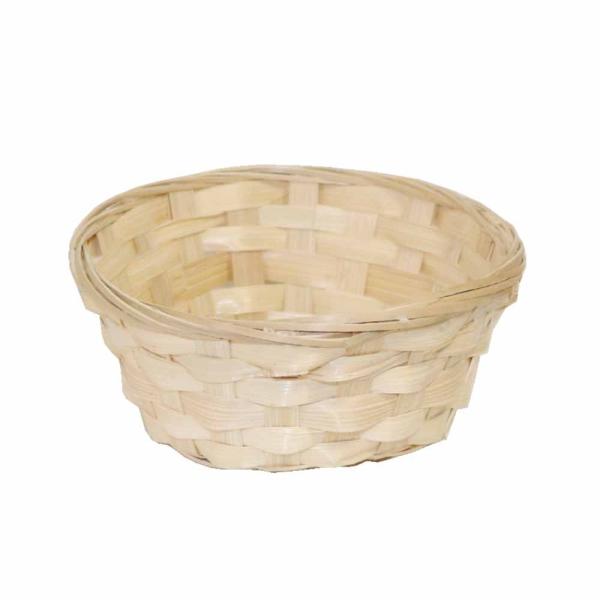 バスケット　かご　卓上かご 　竹製　小物入れ　円形　bbpp2　製品寸法：18ｘ18ｘ7cm（高さ7...