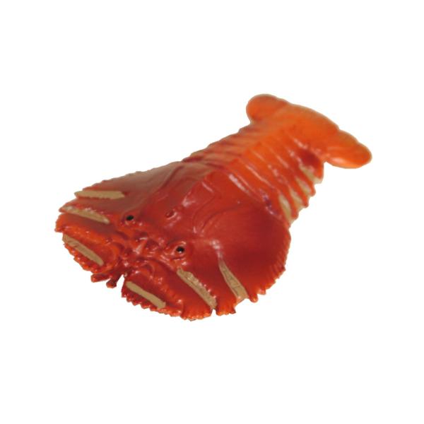 セミエビ　フィギュア　海老・魚模型　魚フィギュア 寸法：約10x7x3cm