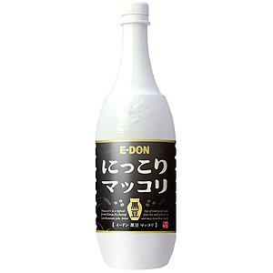イドン にっこり 黒豆マッコリ PT 1L 韓国酒、マッコリの商品画像