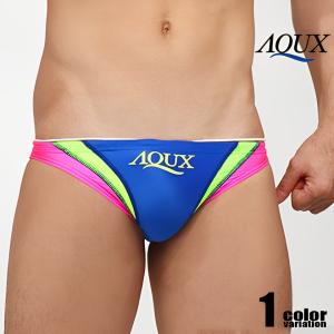 AQUX/アックス New Peppy Boy "Blue" スイムウェア ビキニブリーフ型水着 海水パンツ 海パン 男性水着 ホワイトデー｜asian-closet