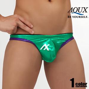 AQUX/アックス Sexy Tee Back "Green" スイムウェア Tバック型水着 海水パンツ 海パン 男性水着 ホワイトデー｜asian-closet