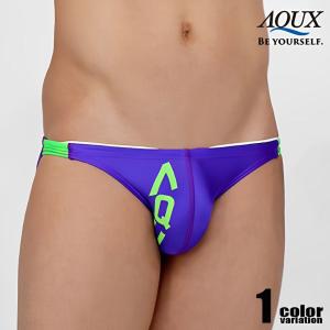 AQUX/アックス Narrow Side Speedos "Purple" ビキニブリーフ型 メンズ水着 海水パンツ 海パン 男性水着｜asian-closet