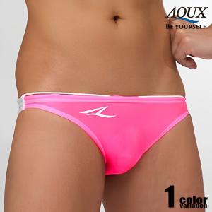 AQUX/アックス Simple Sheer "Pink" スイムウェア ビキニブリーフ型 メンズ水着 海水パンツ 海パン｜asian-closet