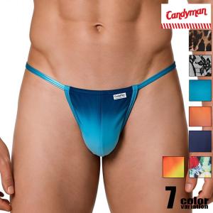 メンズTバック CandyMan/キャンディーマン 9586 Thong Gストリング 立体縫製 パンツ セクシー