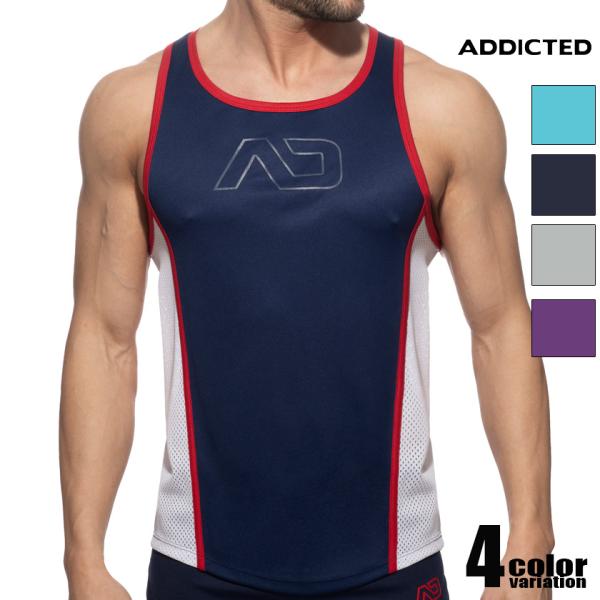 ADDICTED/アディクティッド SWISH TANK TOP タンクトップ　袖なし　ノースリーブ...