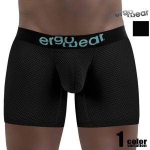 ボクサーパンツ メンズ Ergowear/エルゴウェア  ロングボクサー メッシュ　通気性 速乾 吸湿 立体縫製 モッコリ ホワイトデー｜asian-closet