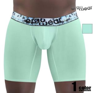 ボクサーパンツ Ergowear/エルゴウェア MAX SE MIDCUT  AQUA 立体縫製 モッコリ ローライズ ロングボ ホワイトデー｜asian-closet