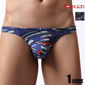 ビキニブリーフFANKAZi/ファンカジ レトロプリント