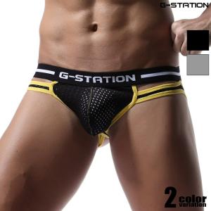 ジョックストラップ メンズ G-station/ジーステーション　スポーティメッシュ　Yバック