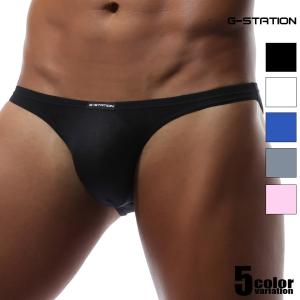 ビキニ メンズ  男性下着 G-station/ジーステーション ウルトラライト透けリブ