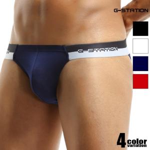 ビキニブリーフ G-Station/ジーステーション モノクロウエストバンド