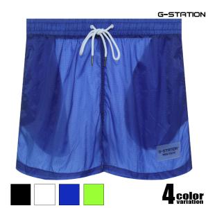 ショートパンツ G-Station ジーステーション シースルー ショートパンツ　メンズファッション　ジムウェア　スポーツウ ホワイトデー｜asian-closet