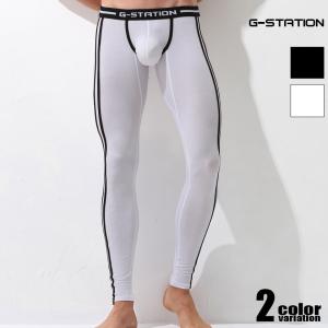 タイツ G-Station/ジーステーション サイドライン シルク混