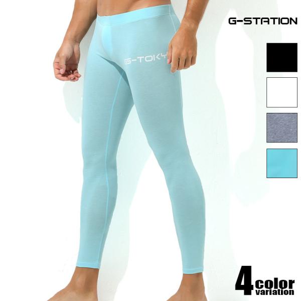 G-Station ジーステーション GS-TOKYO センターライン入り ストレッチコットンタイツ...