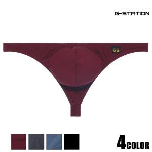 Tバック G-Station ジーステーション 立体縫製 薄手モダール ミニTバック 男性下着 タグレス ソフト 柔らか 8 ホワイトデー