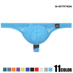 メンズTバック G-Station/ジーステーション 立体縫製 ウルトラライト透けリブ ミニタンガ Tバック メンズTバック 男性下着 タグレス