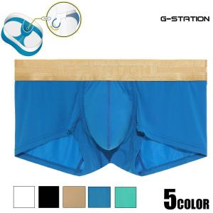 G-Station ジーステーション 分離構造 Mスキン モイスチャーセカンドスキン  ボクサーパンツ 男性下着 タグレス ホワイトデー