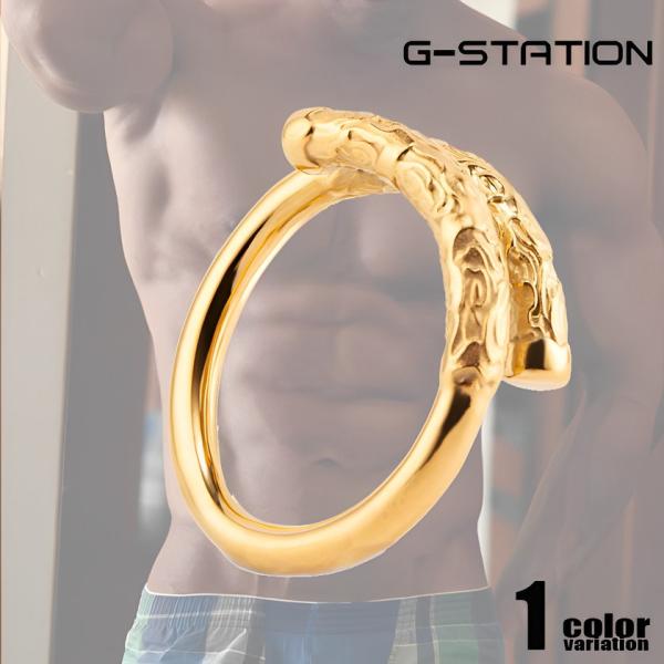 G-station/ジーステーション GOLD RING 軽量 ステンレス リング オシャレ 艶めき