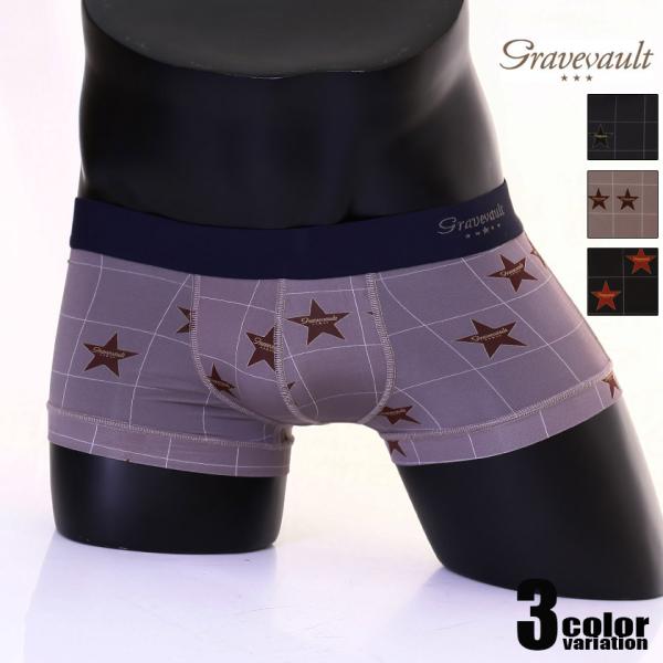ボクサーパンツ メンズ【Gravevault/グレイブボールト】TIMELESS Low-rise ...