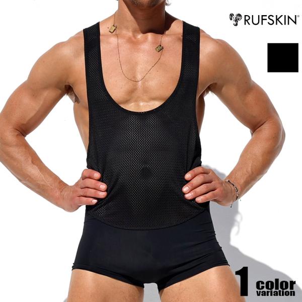 RUFSKIN ラフスキン メッシュ 上下一体型 スポーツウェア シングレット タンクトップ　袖なし...