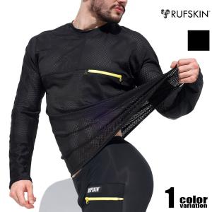 RUFSKIN ラフスキン ROMULO メッシュ スポーツトップス 通気性 トップス　ファッション　スポーツウェア　ジムウェア ホワイトデー｜asian-closet