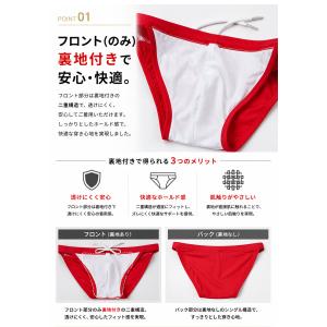 SEOBEAN メンズ 競泳ビキニ 水着 メン...の詳細画像2