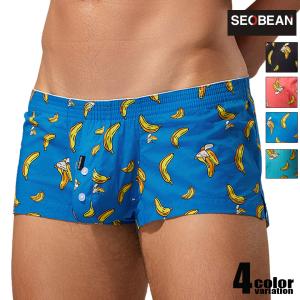 メンズトランクス SEOBEAN/セビン Banana Fit Trunks 250509 バナナ フルーツ トロピカル 男性下着 立体縫製