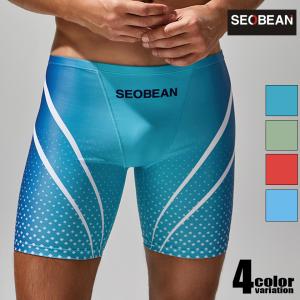 SEOBEAN/セビン スイムウェア ロングボクサー型　Long Swimwear 250801 スイムスパッツ　メンズ水着 海水パンツ　海パン 男性