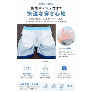 送料無料 メンズ水着 インナー付き サーフパン...の詳細画像2