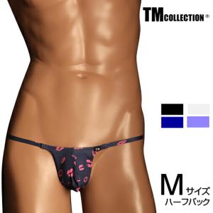 メンズビキニ TM Collection Kiss Bulge style side string HB　下着　パンツ　アンダーウェア キスマーク柄