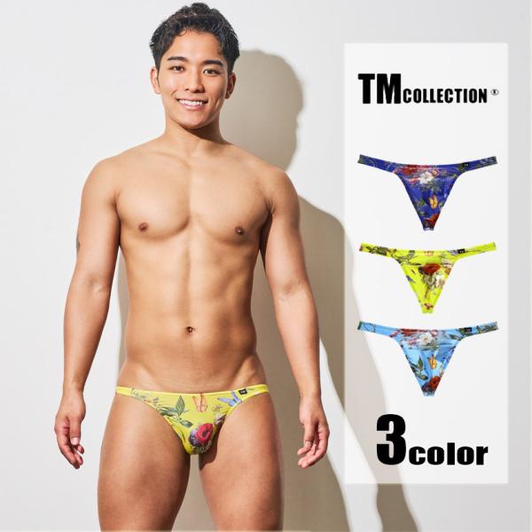 【ASIANCLOSET限定】メンズTバック  TMコレクション FLORA 股下細目  男性下着 ...