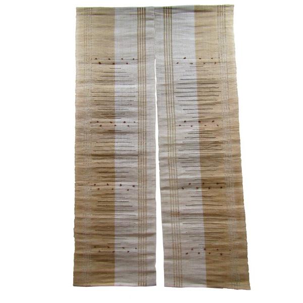 麻のれん / 和風・洋風 / ナチュラルカラー / ネップ / 90cm x 150cm / 009...