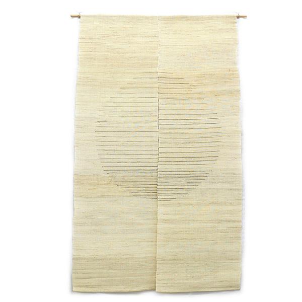 風通しの良い麻素材の和風のれん (約90cm×約150cm) / 159-DA