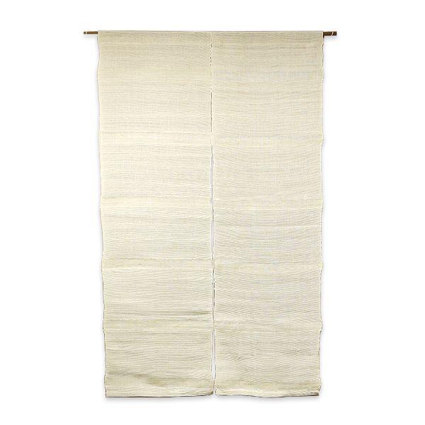 麻のれん / 和風・洋風 / 白 / 編みボーダー模様 / 90cm x 150cm / C-JN-...
