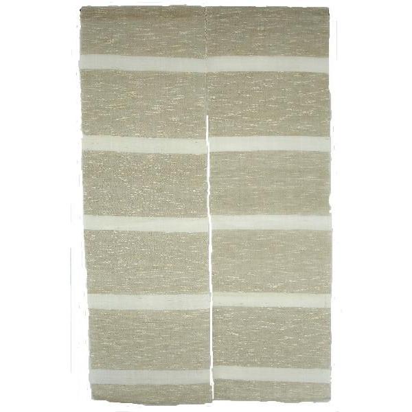 優しい色のボーダーのれん。やわらかい仕上がり。 / 麻のれん(約90cm×約150cm) / C-J...