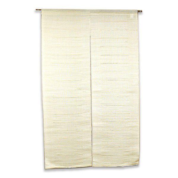麻のれん / 和風・洋風 / 白 / 縞模様(長) / 90cm x 150cm / C-JN-T5...