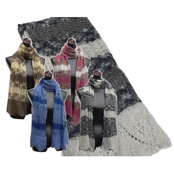 カラーリングがキレイ！春先まで使える薄くて軽いストールマフラー♪ / 送料84円 / HL-612