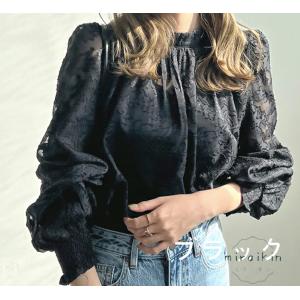 シフォンブラウス 長袖 レディース トップス ...の詳細画像3