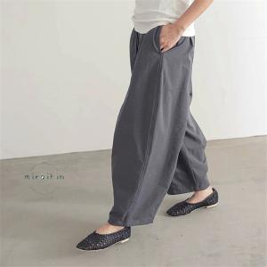 ワイドパンツ レディース コクーンパンツ バル...の詳細画像2