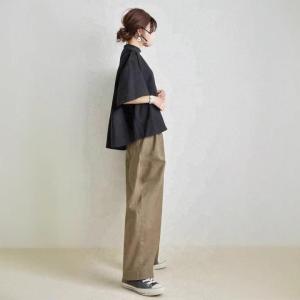 2点セット レディース トップス 中袖 ワイド...の詳細画像2