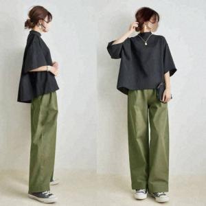 2点セット レディース トップス 中袖 ワイド...の詳細画像5